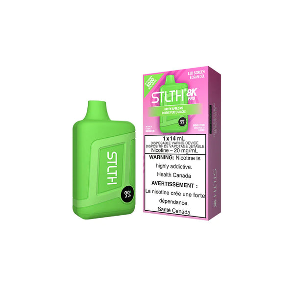 STLTH 8K Pro Disposable  - Green Apple Ice