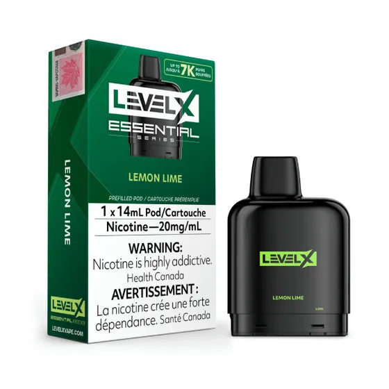 Level X Pod Essential Series 14mL - Lemon Lime 20MG