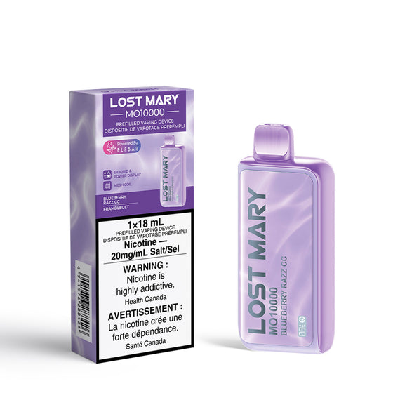 Lost Mary MO10000 Disposable - Blueberry Razz CC (20mg)
