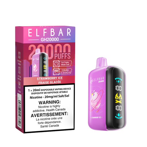 Elf Bar GH20k Disposable Vape - Strawberry Ice