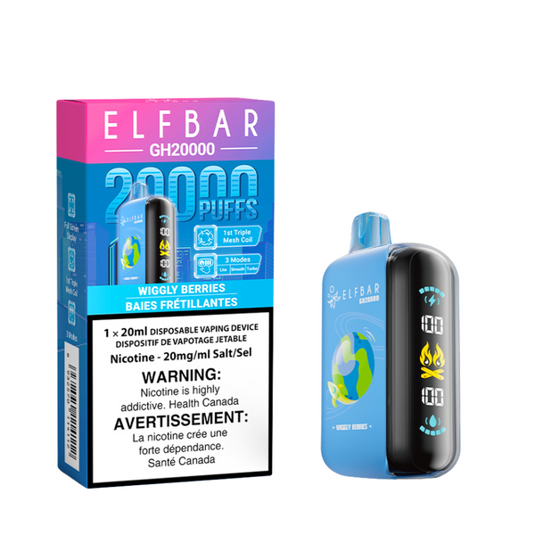 Elf Bar GH20k Disposable Vape - Wiggly Berries