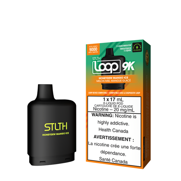 STLTH Loop 2 9k Pod Pack - Honeydew Mango Ice
