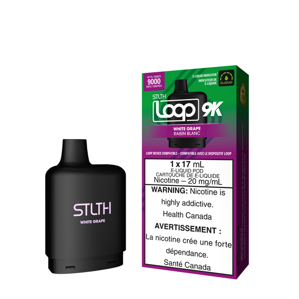 STLTH Loop 2 9k Pod Pack - White Grape
