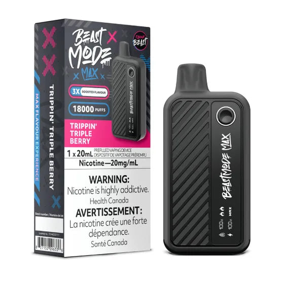 Flavour Beast Beast Mode Max - Trippin' Triple Berry