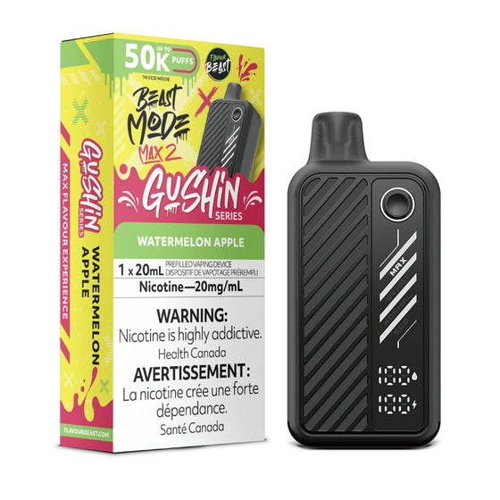 Flavour Beast Beast Mode Max 2 - Gushin Watermelon Apple