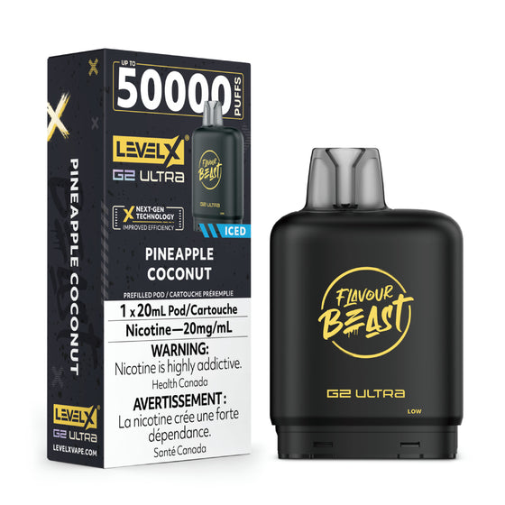 Level X Flavour Beast G2 Ultra - Pineapple Coconut Iced
